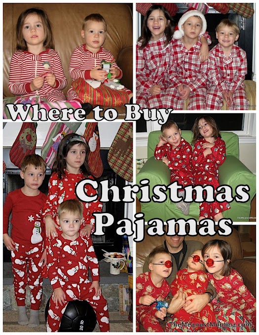 Places to Buy Christmas PJs | The Meanest Momma